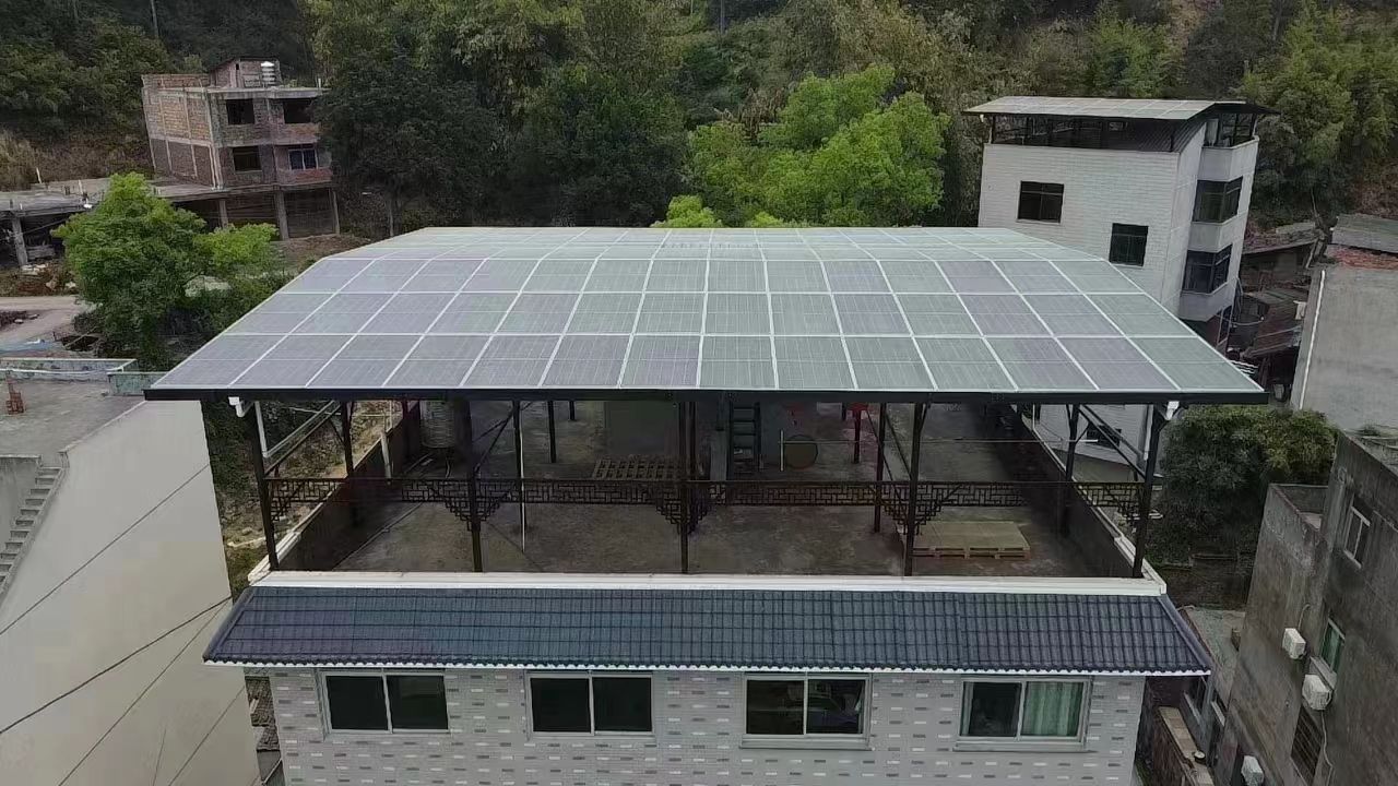 通许15kw+10kwh自建别墅家庭光伏储能系统